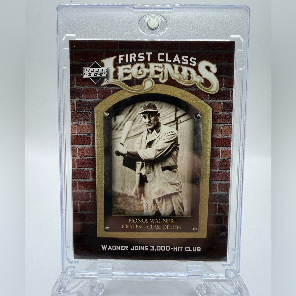 2006 Upper Deck - First Class Legends Honus Wagner #FCL-44  363/699 W/ Hard Case